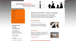 Desktop Screenshot of haeffner-consulting.de