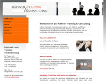 Tablet Screenshot of haeffner-consulting.de